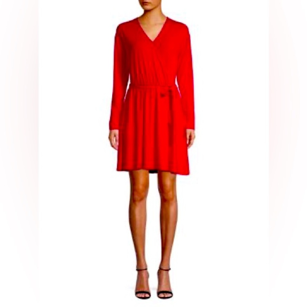Red Halston Dress
